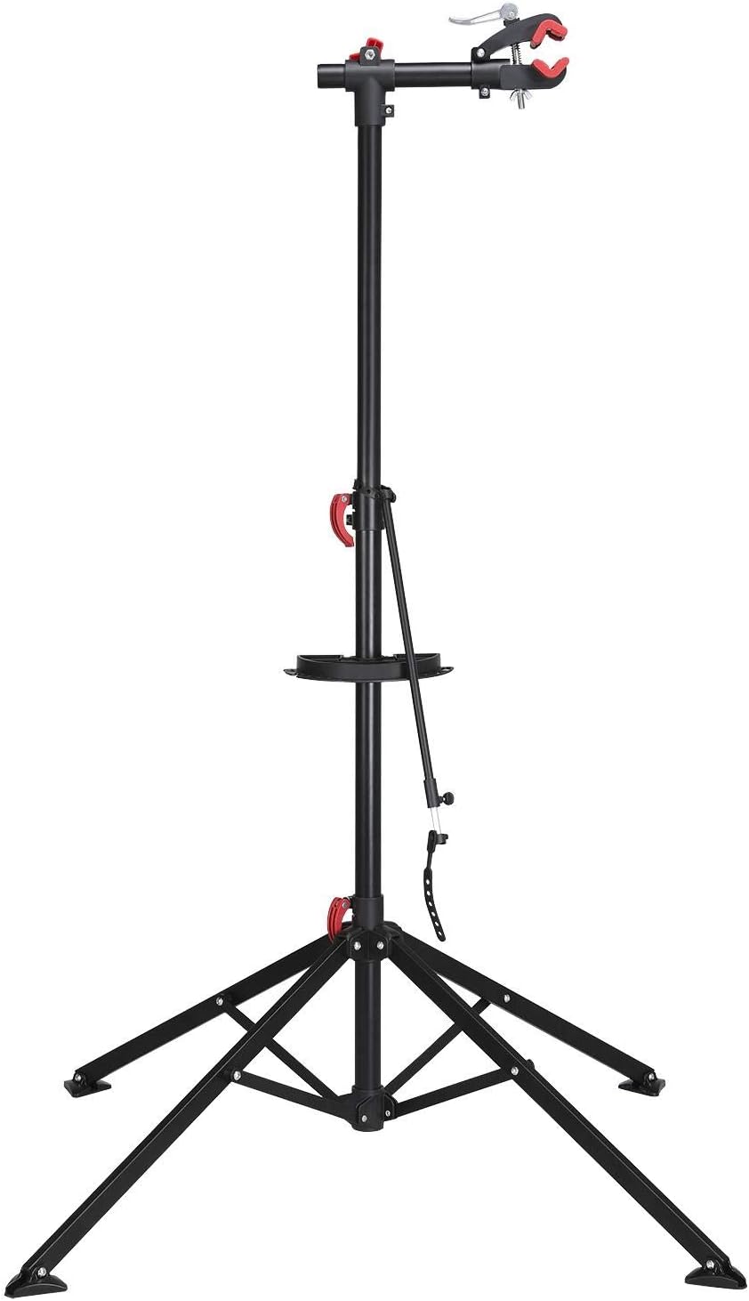 Yaheetech Adjustable Height Bicycle Workstand Folding Bike Repair Stand