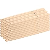 MAHIONG 36 Pairs Drum Sticks, 5A Classic Wood Tip Drumstick Bulk, Maple Wood Drum Sticks Set, 16 Inch