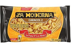 La Moderna Caracol 2 - Pasta para Sopa, 220 Gramos