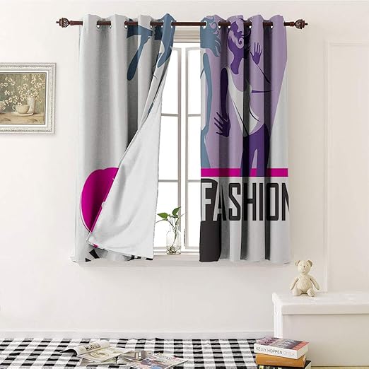 Amazon Com Teen Girls Decor Waterproof Window Curtain