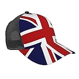 Cute Funny UK Flag Hat Men Women Adjustable Flag