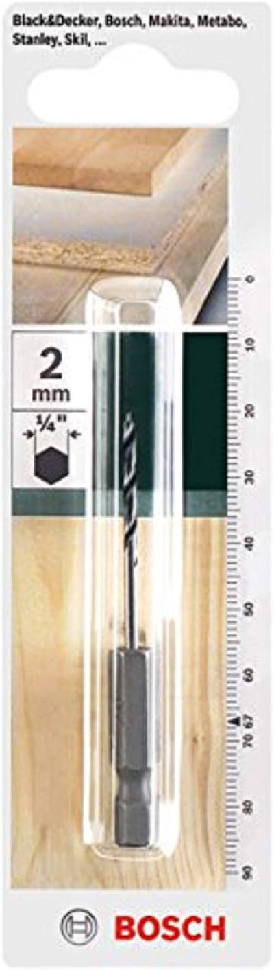 Bosch 2 mm Hex Shank Wood Drill Bit