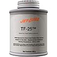 Jet-Lube TF-25 - Heavy Duty | Anti-Seize | Thread Sealant | High Temperature | Brushable | Lead-Free | Water-Resistant | Pack of 12