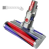 Soft Roller Cleaner Head Compatible with Dy son V10 V11 V15 V8 V7 Cordless Vacuum, Quick Release Fluffy Vacuum Head Replacement Attachments Parts Accessories for Hardwood, Vinyl Floor