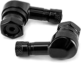 QWORK 90 Degree Angled Tire Valve Stem Aluminum Alloy 2 Pieces view 4