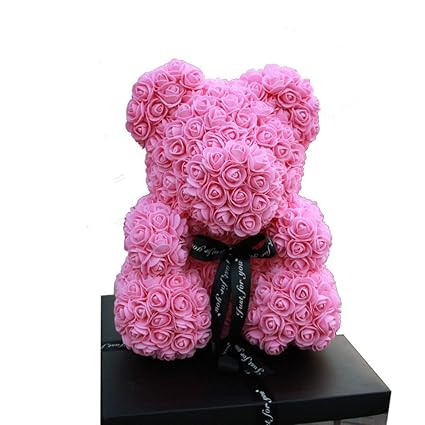 handmade rose bear
