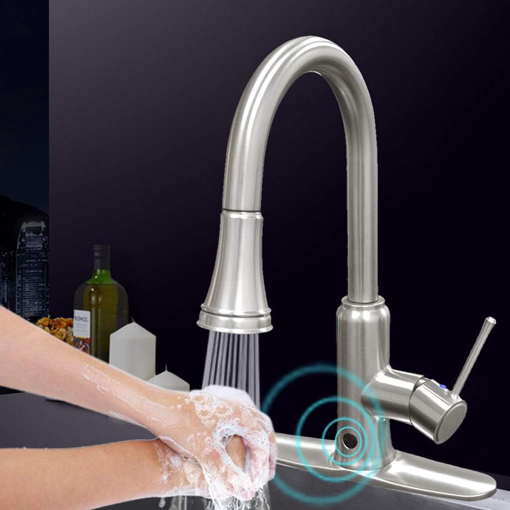 Best Motion Sensing Kitchen Faucet With Soap Dispenser