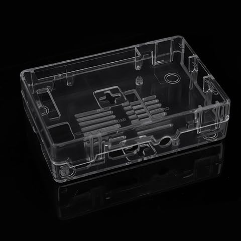 BouBou Caja De Montaje Transparente Protectora del Gabinete para Raspberry Pi 3 Modelo B +
