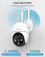 ieGeek 5MP Outdoor Security Camera 2.4/5G WiFi 360 PTZ 15M Color Night Vision view 3