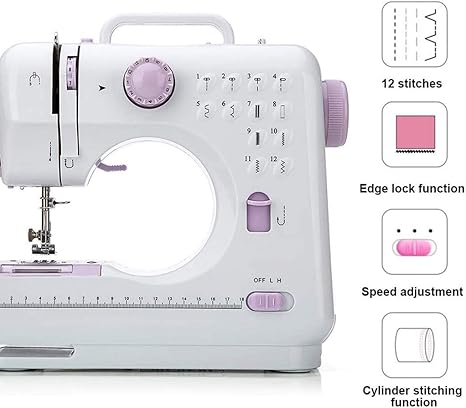 Amazon Co Jp コンパクトポータブルミシン 12針縫いミシン 刺繍ミシン家庭用ミシン使いやすい ホーム キッチン Amazon Co Jp コンパクトポータブルミシン 12針縫いミシン 刺繍ミシン家庭用ミシン使いやすい ホーム キッチン