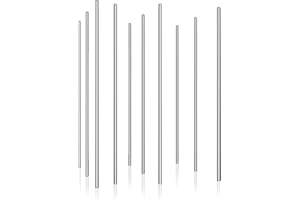 EKIND 10pcs Steel Round Axles Shaft Rod/Straight Metal Round Shaft Rod Bars for DIY Model Toy, RC Car, RC Helicopter Airplane