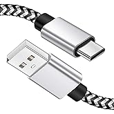 Deegotech Type C Charger 10 ft, USB C Charger Cable Fast Charging, Nylon Braided Long USB C Cable, Type C Charger Cord for Ga