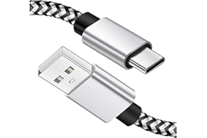 Deegotech Type C Charger 10 ft, USB C Charger Cable Fast Charging, Nylon Braided Long USB C Cable, Type C Charger Cord for Galaxy S10 S9 S8 Plus, Note9 8 A60 A50, Moto G and Other USB C Devices