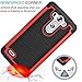 Tekcoo LG G3 Vigor Case, LG G3 Mini Case, (TM) [Tmajor Series] [Red] Shock Absorbing Hybrid Rubber Plastic Impact Defender Slim Hard Case Cover Shell for LG G3 Vigor,G3 Mini LS885 D725