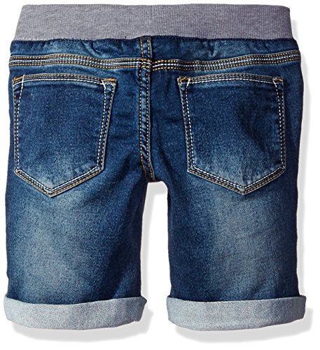 Vigoss Girls' Knit Waist Bermuda Short, Teal Blue/True Blue,16