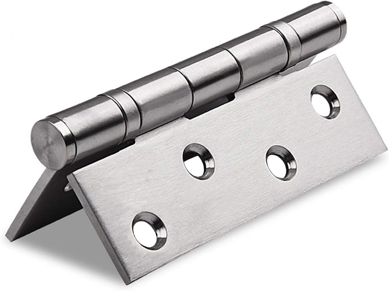 LOOTOCH Heavy Duty Door Butt Hinges 4BB Ball Bearing Stainless Steel Indoor Hinge 102 x 76mm (4 inch) Load Capability 80kg Satin(4 Pieces) - Image 4
