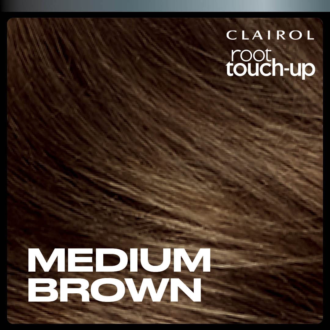 Clairol Root Touch-Up Color + Volume 2-in-1 Temporary Spray, Medium Brown Hair Color, Pack of 1