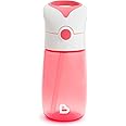 Munchkin® Flip & Go™ Toddler Sippy Cup with Straw, 12 Ounce, Ultra Durable Tritan Material, Pink