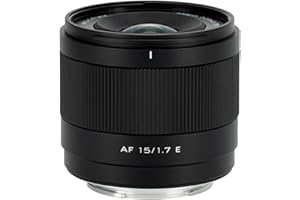 VILTROX 15mm F1.7 E-Mount Lens for Sony, APS-C Ultra Wide Angle Autofocus Lens for Sony E-Mount Cameras a7 a7II a7III a7IV a7