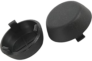 Rear Bumper Dome Caps compatible with Tacoma 2005-2015, PT228-34000-BK, ABS Black, 2 Pack, Direct Fit Replacement