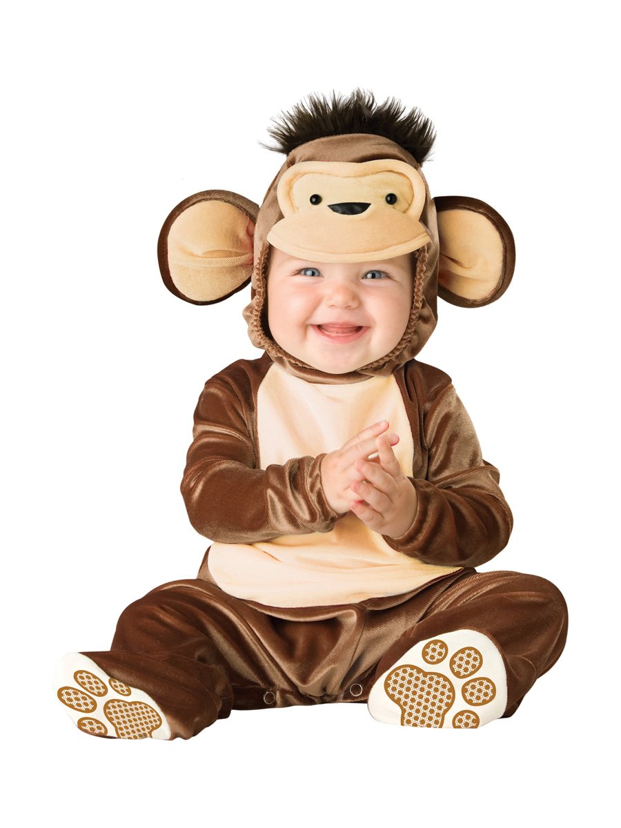 InCharacter Costumes Baby's Mischievous Monkey Costume, Tan, XSmall