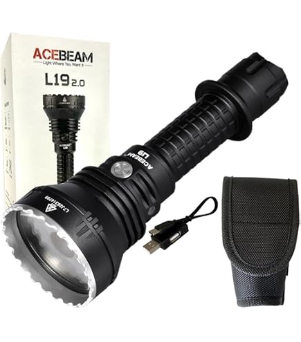 ACEBEAM L18 バッテリー無し Amazon.com: ACEBEAM L18 Long Throw OSRAM LED Flashlight -1500