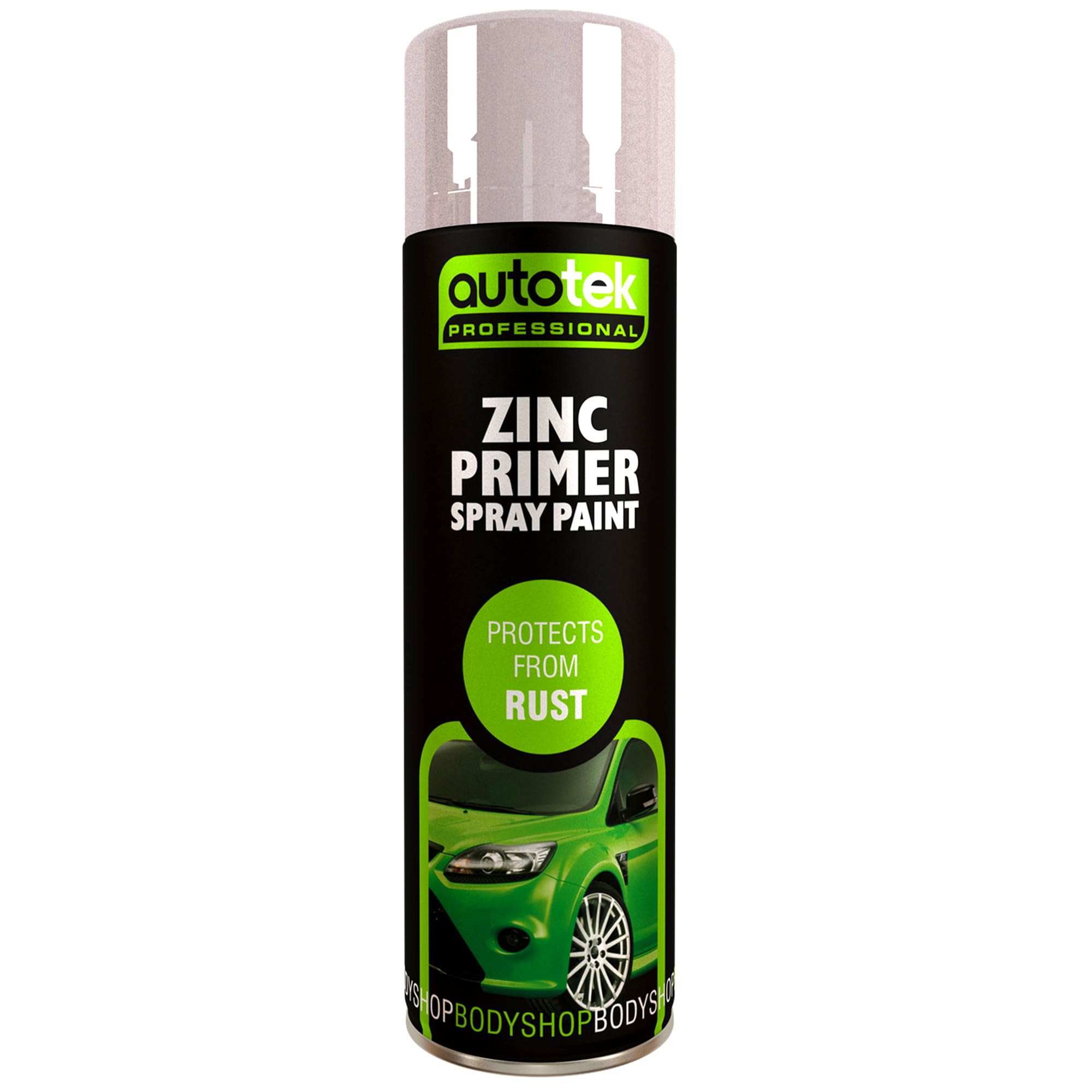 Autotek Professional Protects From Rust Spray Paint, Zinc Primer, 500 ml