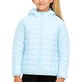 Spyder Girls Puffer Jacket with Hood Packable, Girls Winter Coats, Lightweight Ski Snow Outerwear