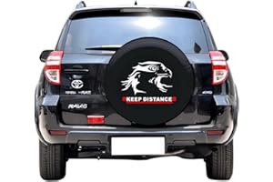 Aolowewin for Toyota RAV4, Honda CR-V, Ford, Buick, Chevrolet, GMC, Jeep Cars & SUVs Spare Tire Cover, Spare Wheel Cover Protector, Bald Eagle (M: 225/65R17, 235/55R18, 235/65R17)