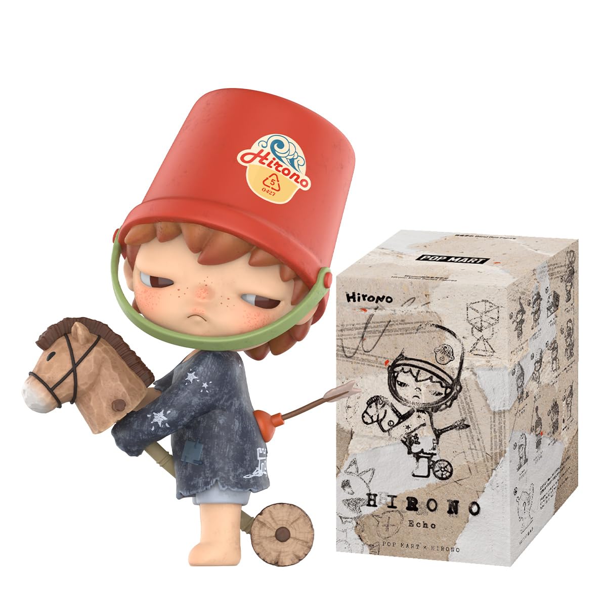 POP MART Hirono Echo Series Figures 1Box Articulated Character Premium Design Gifts for Women Fan-Favorite Chic Art Toy Figure