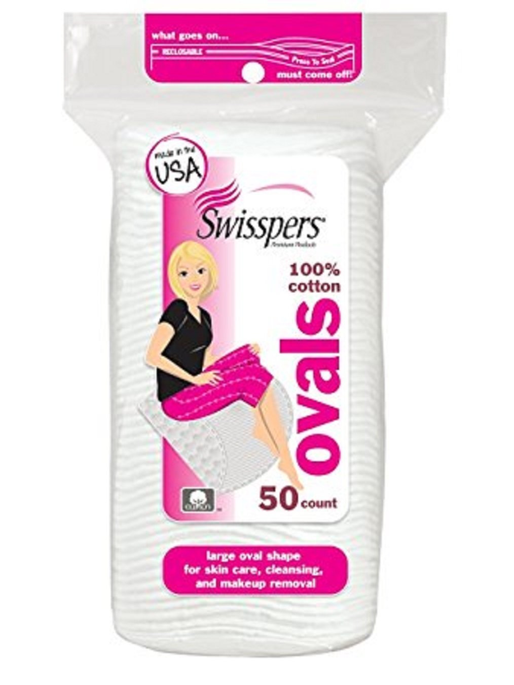 Swisspers Premium Cotton Ovals 50 Count eBay