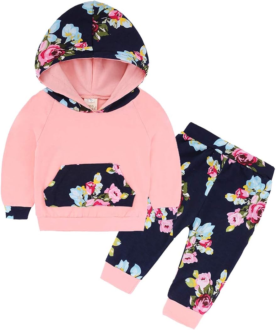 baby girl hoodie set