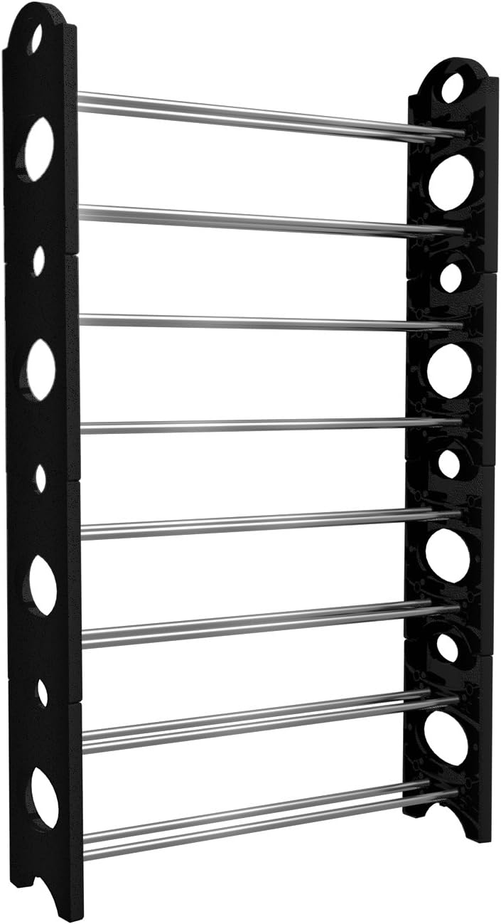 stackable rack on Amazon Com Sorbus Shoe Rack Organizer Storage Stackable And Detachable Easy To Assemble No Tools Required 8 Shelf Home Kitchen