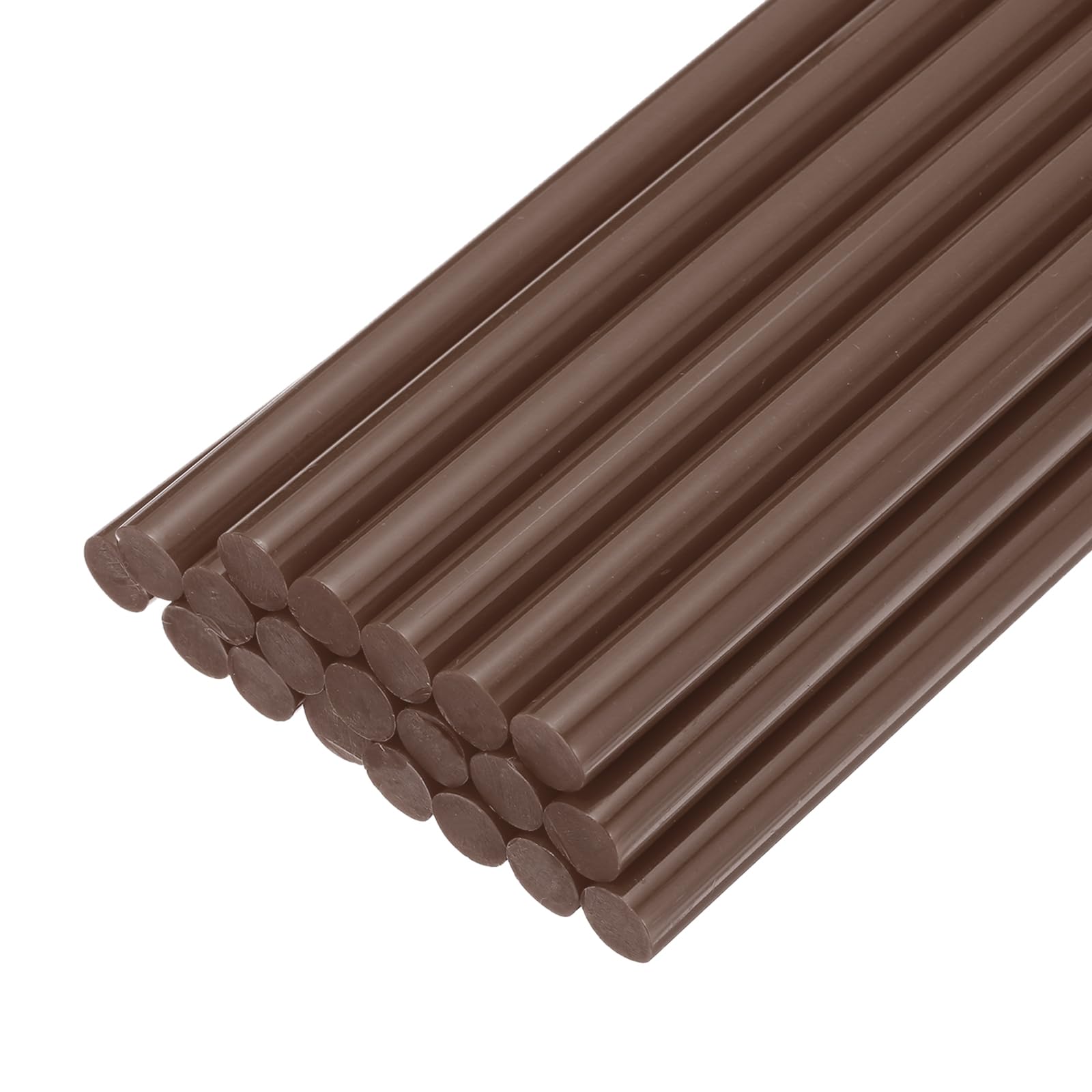 Photo 1 of uxcell 20pcs Hot Glue Sticks for Glue Gun 7mm/0.28-inch x 8-inch Mini Hot Melt Adhesive Glue Stick Brown