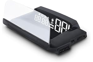 Car Head Up Display HUD OBD2 Speedometer Dashboard GPS Heads Up With Km/h MPH Odometer Time Altitude Clock 3D Reflection for 