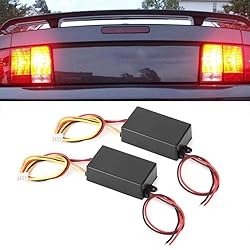 Terisass Car Tail LED Light 3 Step Sequential
