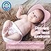 QHGC Newborn Baby Head Shaping Pillow (Memory Foam Cushion) Preventing Baby Flat Head Syndrome (Plagiocephaly)&Neck Support,100% Cotton Breathable Pillow,Best Perfect for 0-12 Months Baby