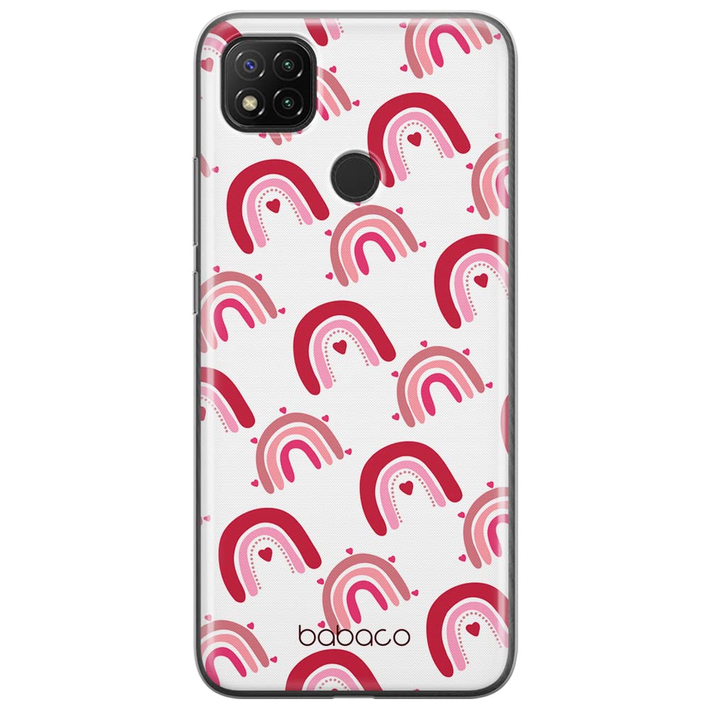 Babaco ERT GROUP mobile phone case for Xiaomi REDMI 9C original and officially Licensed pattern Rainbow 001 optimally adapted to the shape of the mobile phone, partially transparent
