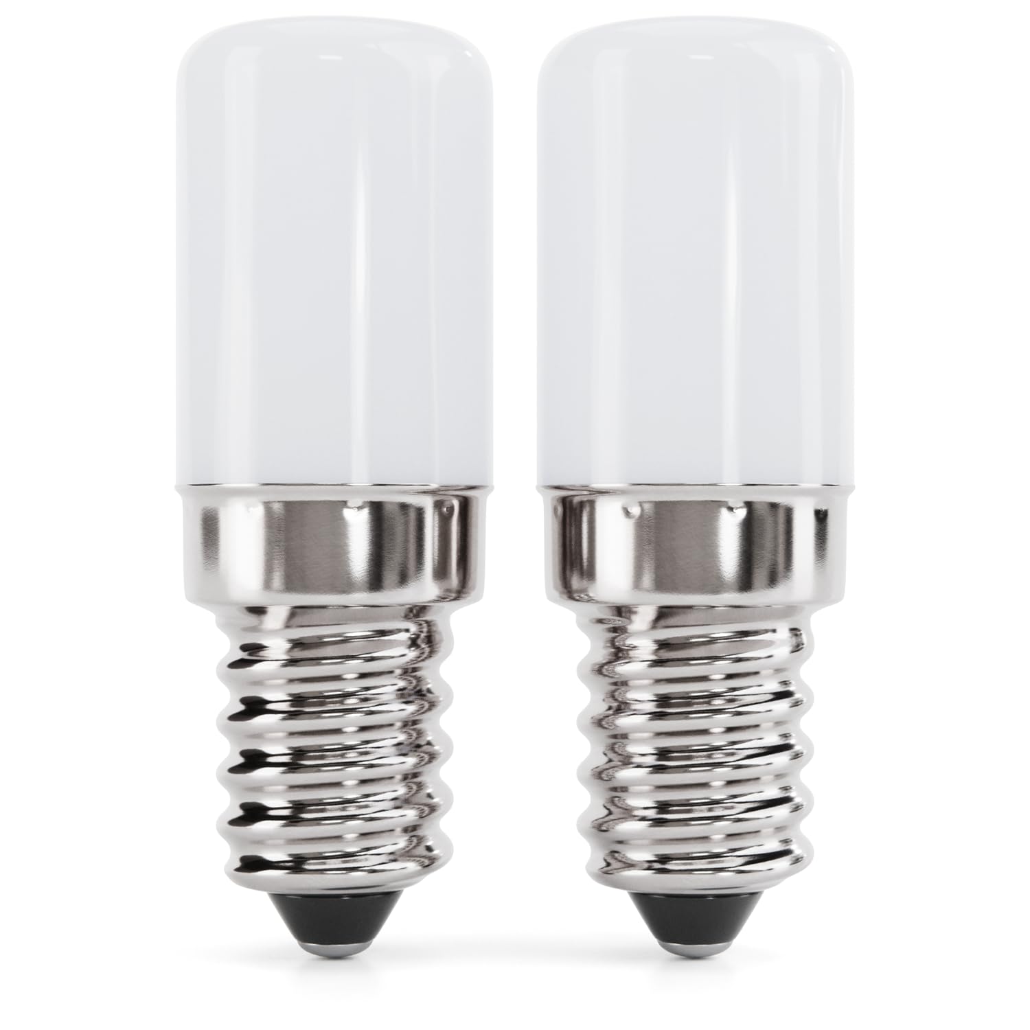 greate. 2 x E14 2W LED Fridge Light Bulbs - E14 LED Bulbs for Fridge, Freezer, Refrigerator, Sewing Machine, Salt Lamp – E14 LED Bulb with 135 Lumens, 6000K & 25,000 Hours Life