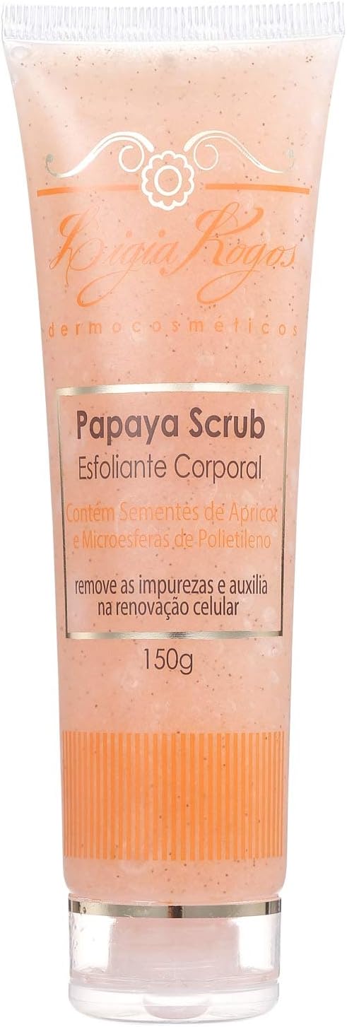 Esfoliante Corporal Papaya Scrub 150g Ligia Kogos Dermocosméticos 