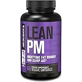 Jacked Factory Lean PM Night Time Fat Burner, Sleep Aid Supplement, & Appetite Suppressant for Men and Women - 60 Stimulant-F