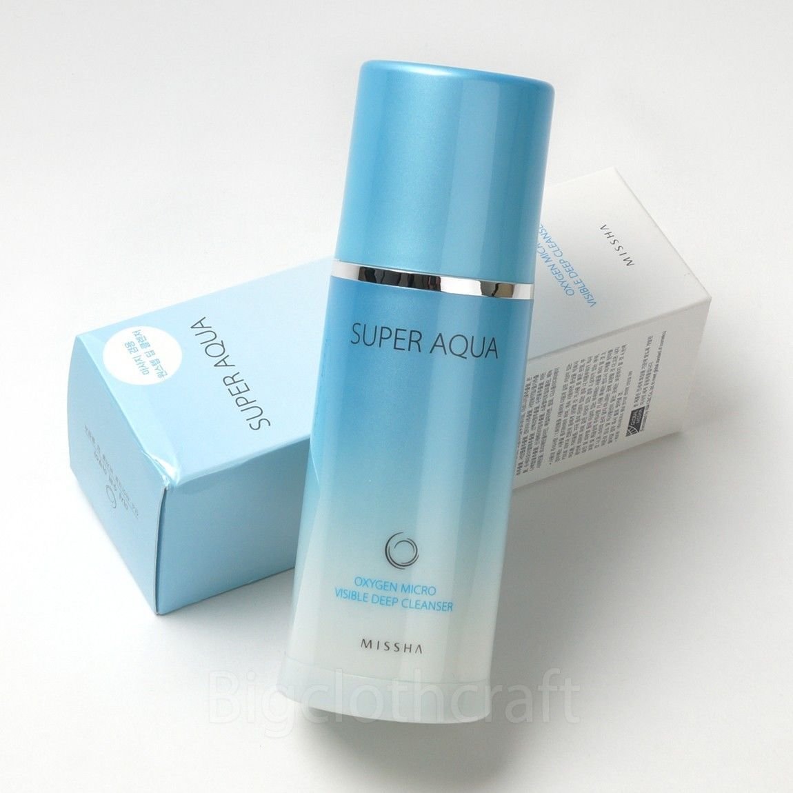 super aqua oxygen micro visible deep cleanser
