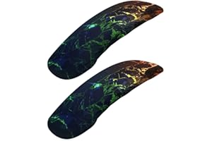 doginthehole Marble Office Chair Arm Covers - Removable, Elastic, Stretchy - Set of 2 - Elastic Band - Soft Protector - Computer Chair Arm Rest Sleeves - Desk Chair Armrest Cover