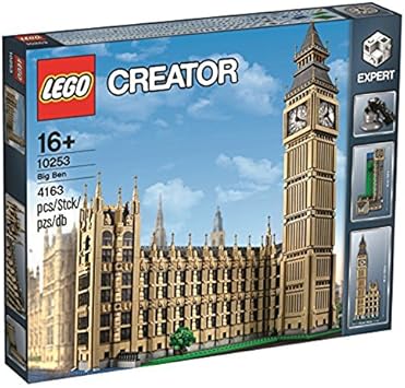 LEGO Creator - Big Ben, Set de Contrucción del Monumento de Londres, Maqueta de Juguete para Construir (10253)