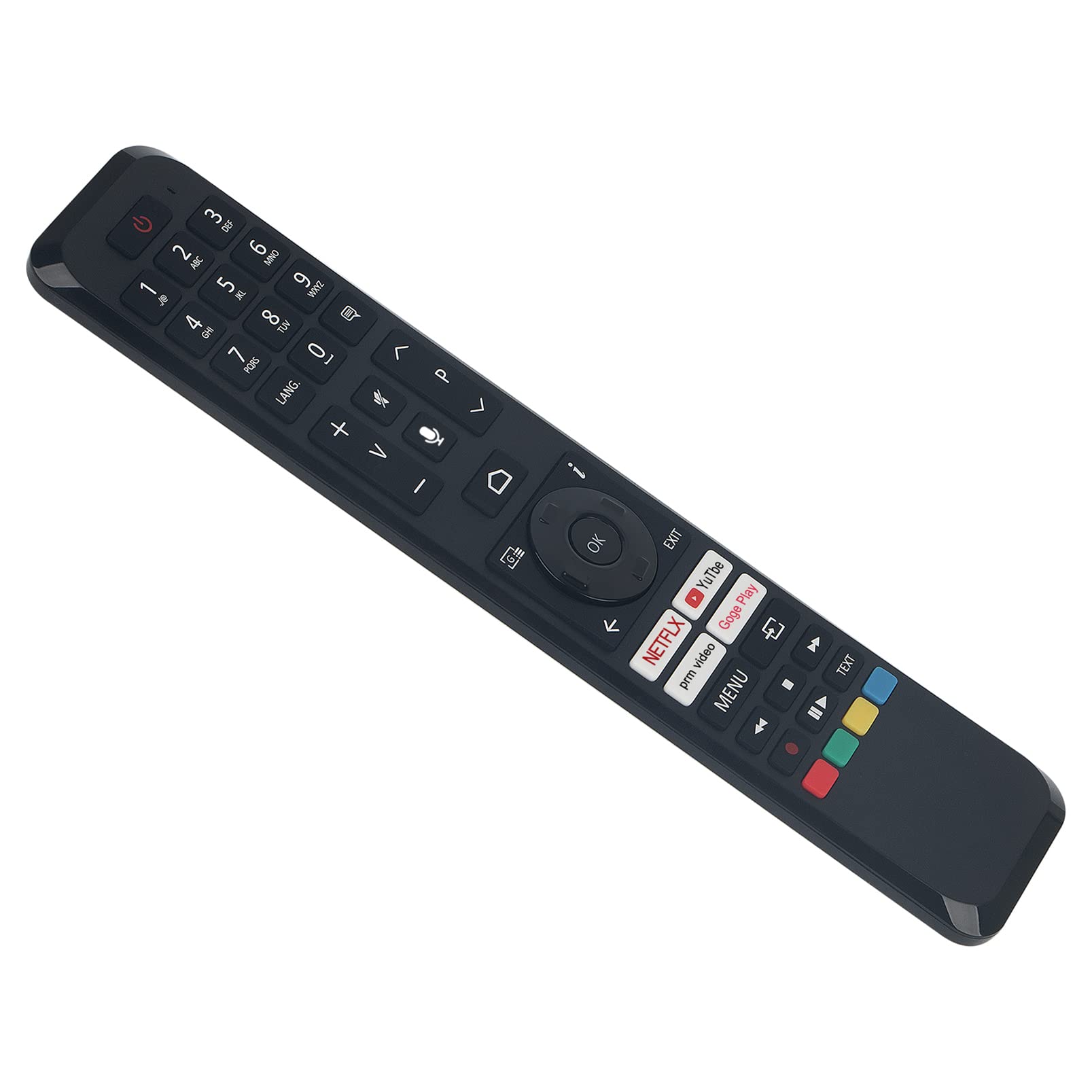 ALLIMITY RC45160 CT-8563 Voice Replace Remote Control fit for Toshiba Smart TV 32LA3B63DAI 32LA3B63DG 50UA4B63DG 55QA4163DG 65UA3A63DG 65UA6B63DG 58UA4B63DG 55UA4C63DG 49UA3A63DG 65UA4B63DG 43LA2B63DA