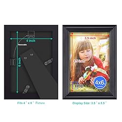RPJC 4x6 inch Line Edge Picture Frames Made of