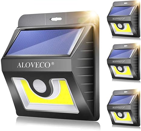 Solar Wall Lights Outdoor Motion Sensor Super Bright Cob 36 Led Wireless Waterproof Solar Porch Lights Solar Security Light For Porch Patio Yard