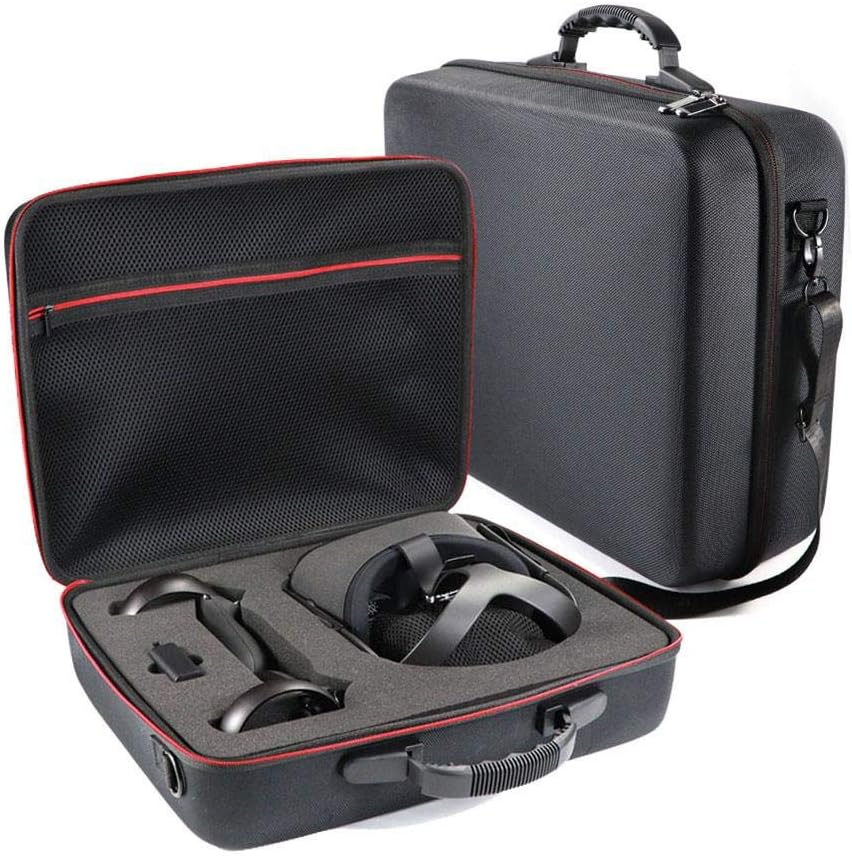 Euopat Hard Carrying Case, Storage Box Cover with Shoulder Strap, Travel Case Compatible with the Oculus Quest All-in-one VR Gaming Headset