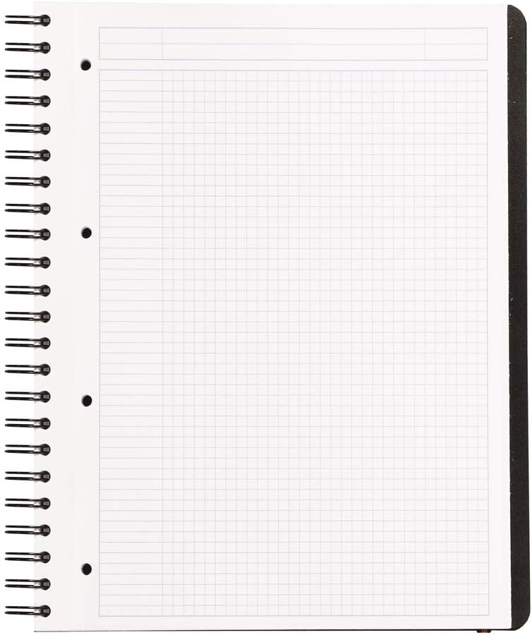 RHODIA 119930C - Spiral Notebook (Full Bound) Probook Black A4+, Black ruling - Image 3