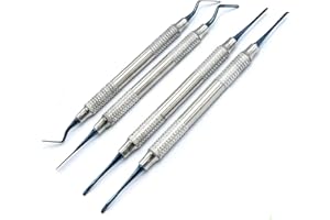GS ONLINE Dental Periotomes Periotome PDL Ligament Periodontal Stainless Steel Set of 4 DN-2205 by G.S Online Store